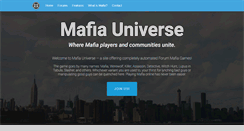 Desktop Screenshot of mafiauniverse.com